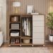 Cômoda Sapateira 2 Portas 5 Gavetas  Marrom Pegasus Caemmun