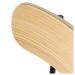 Cadeira Retro Decorativa Com Encosto Madeira Preta Overseas