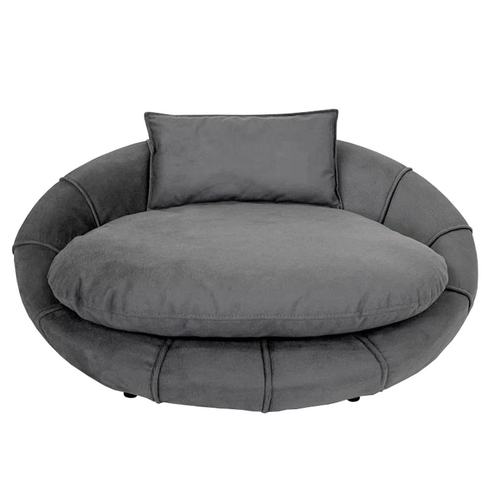 Cama Caminha Sofá Pet Cachorro Gato Cinza Zafira Caemmun