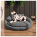 Cama Caminha Sofá Pet Cachorro Gato Cinza Zafira Caemmun