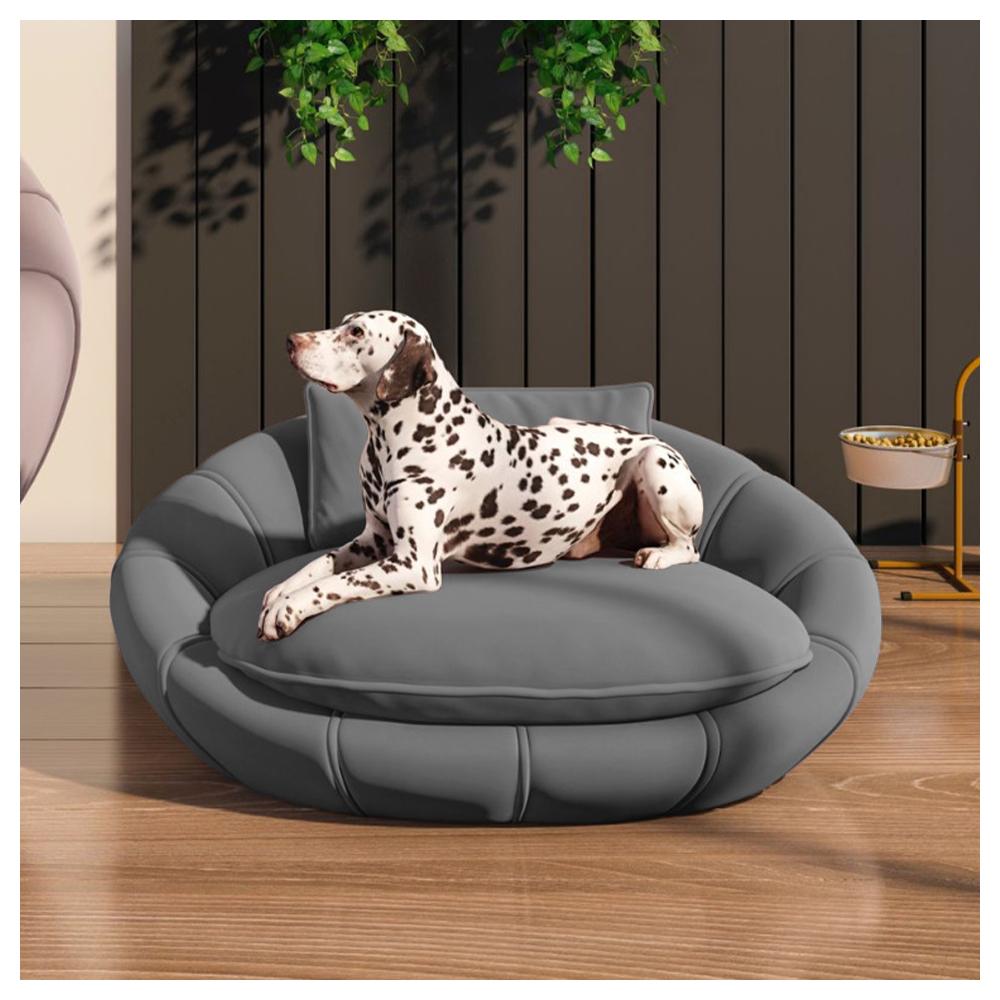 Cama Caminha Sofá Pet Cachorro Gato Cinza Zafira Caemmun