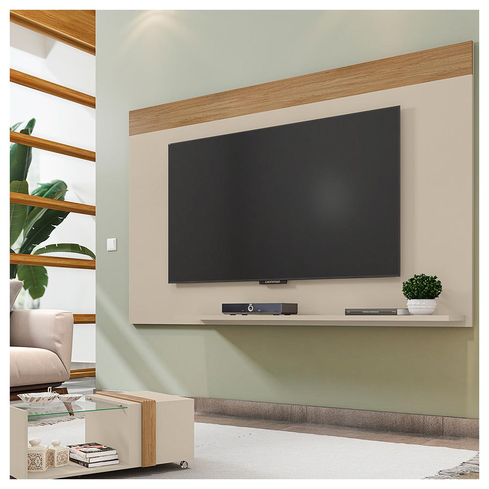 Conjunto Sala De Estar Malha Mesa Painel Aparador Caemmun