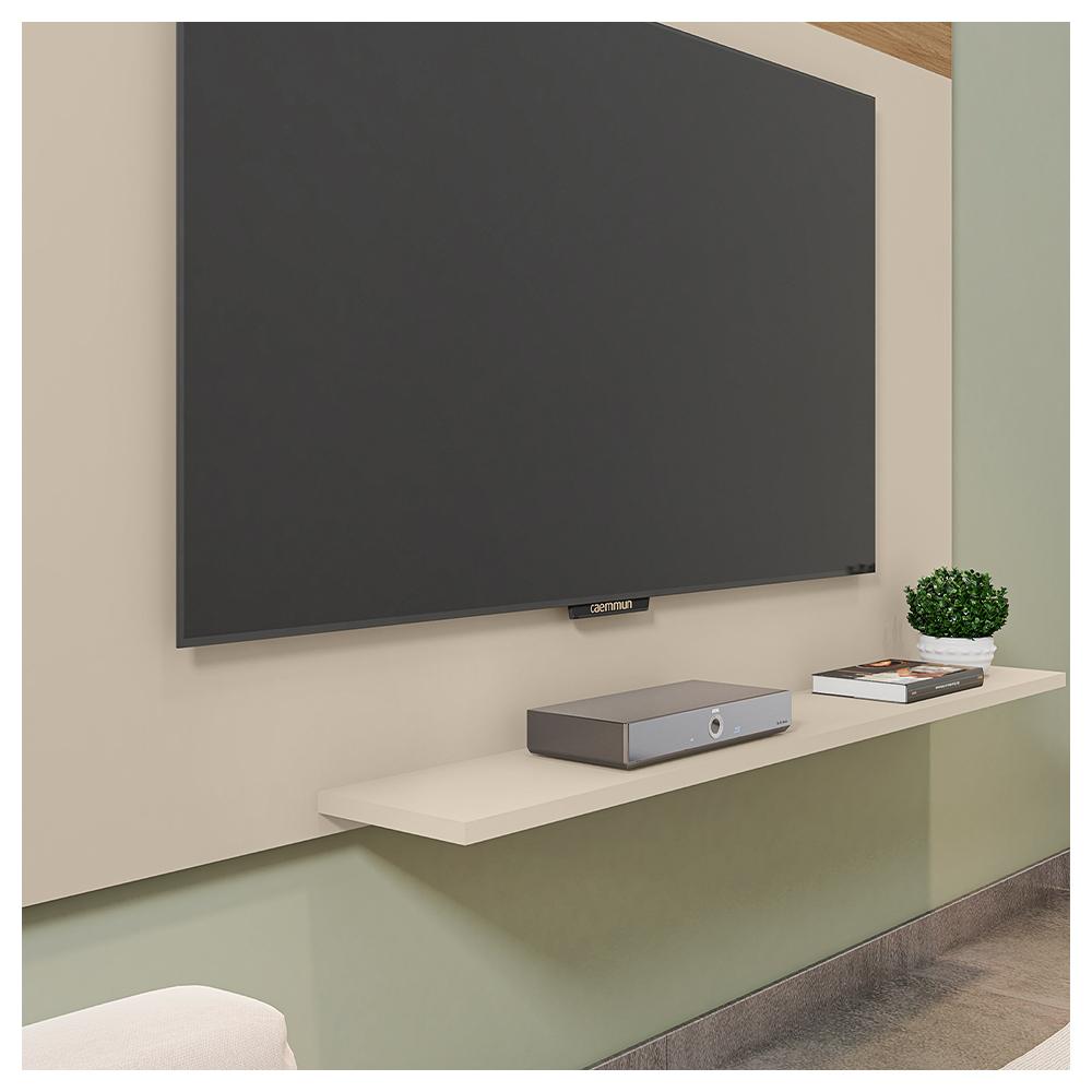 Conjunto Sala De Estar Malha Mesa Painel Aparador Caemmun