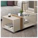 Conjunto Sala De Estar Malha Mesa Painel Aparador Caemmun