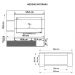 Conjunto Sala De Estar Mesa Painel Inbox Marrom Caemmun