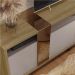 Conjunto Sala De Estar Rack Bancada Mesa Columbus Caemmun