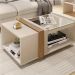Conjunto Sala De Estar Rack Bancada Mesa Columbus Caemmun