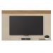 Conjunto Sala de Estar Painel e Aparador Bege Malha Caemmun