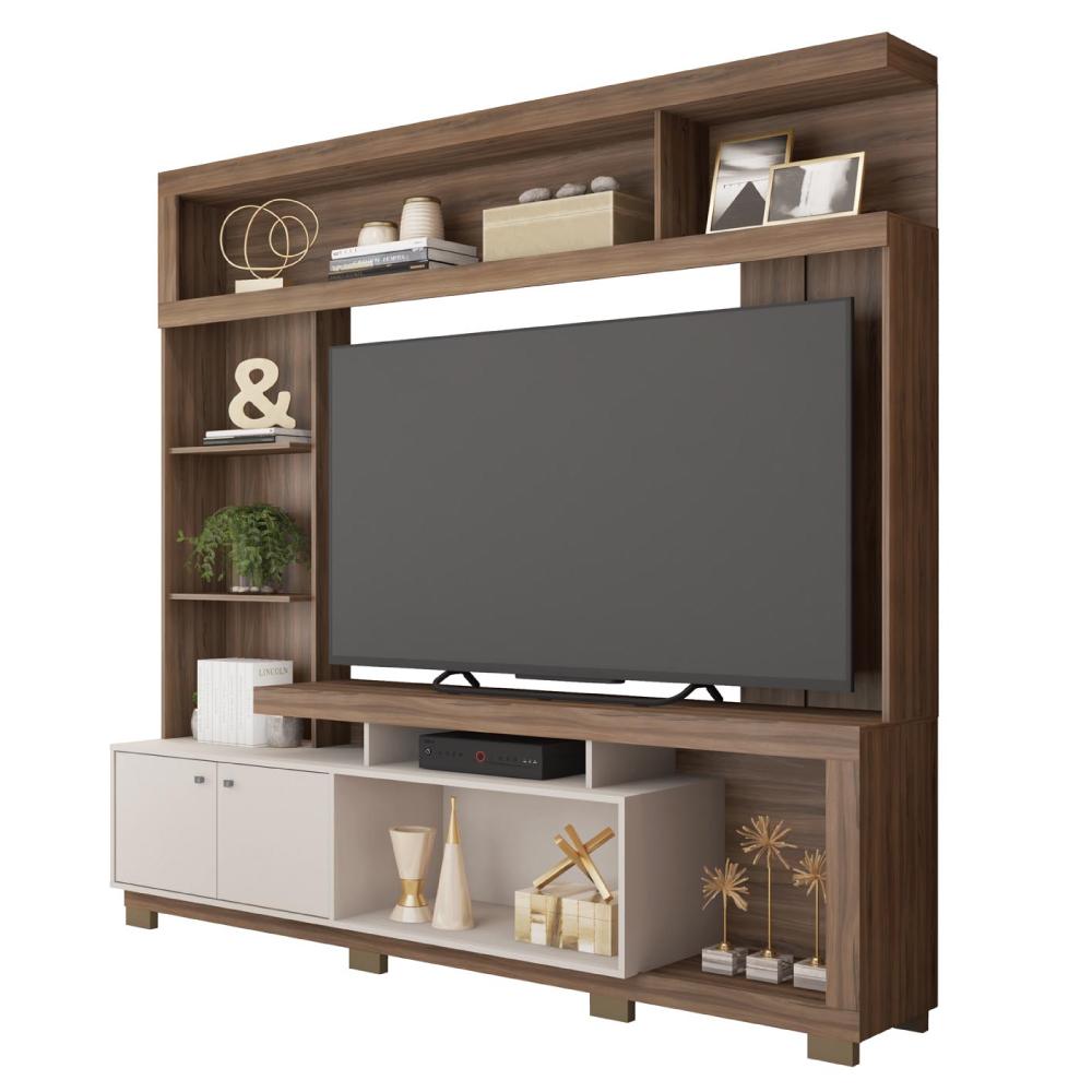Estante Home Bambam Para TV até 65 Polegadas Marrom Caemmun