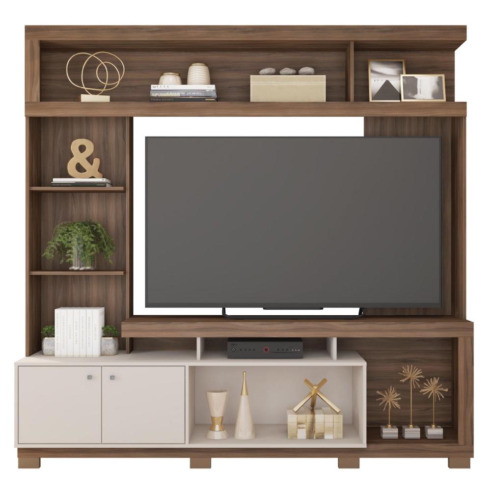 Estante Home Bambam Para TV até 65 Polegadas Marrom Caemmun