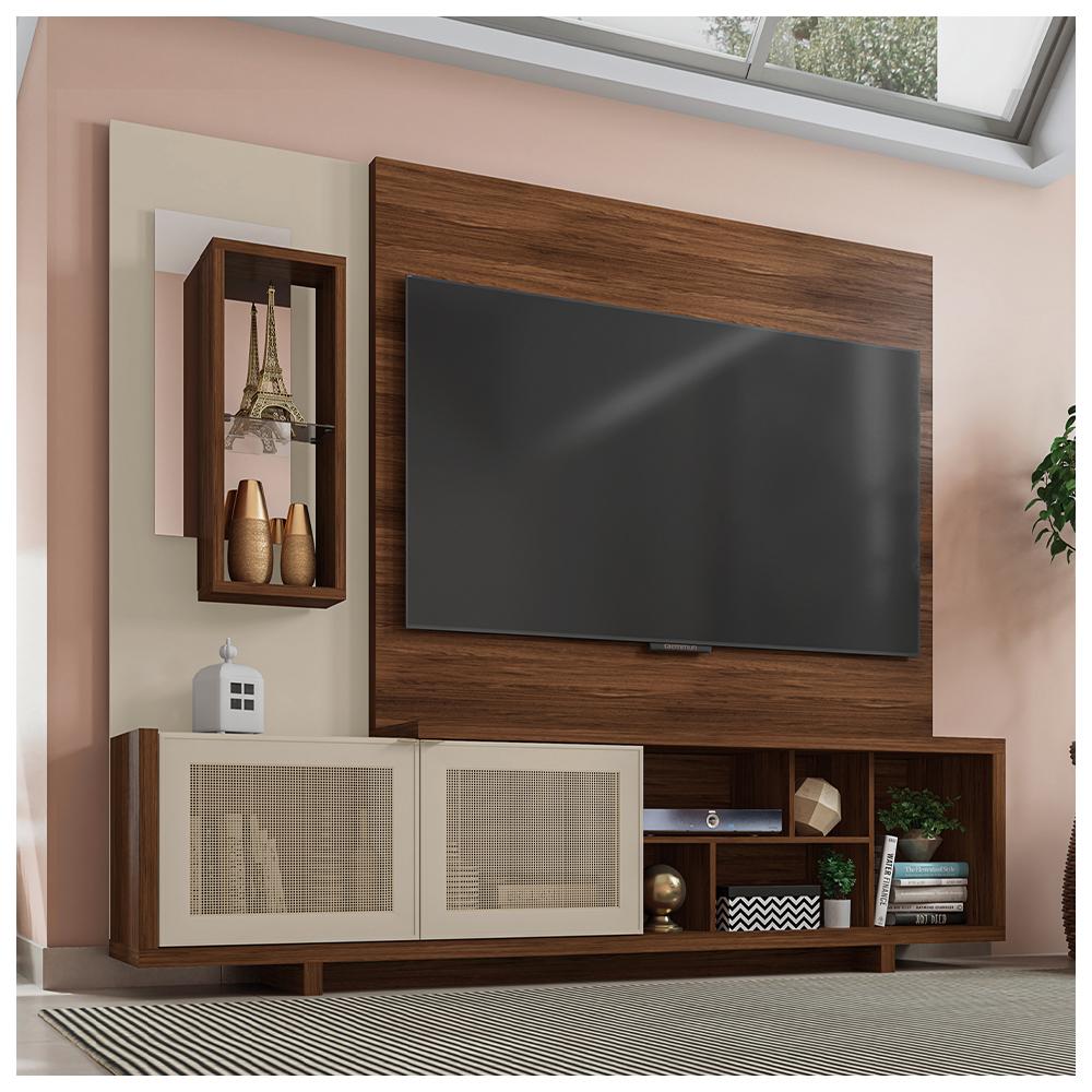 Estante Home Para TV até 65 Polegadas 2 Portas Linus Caemmun