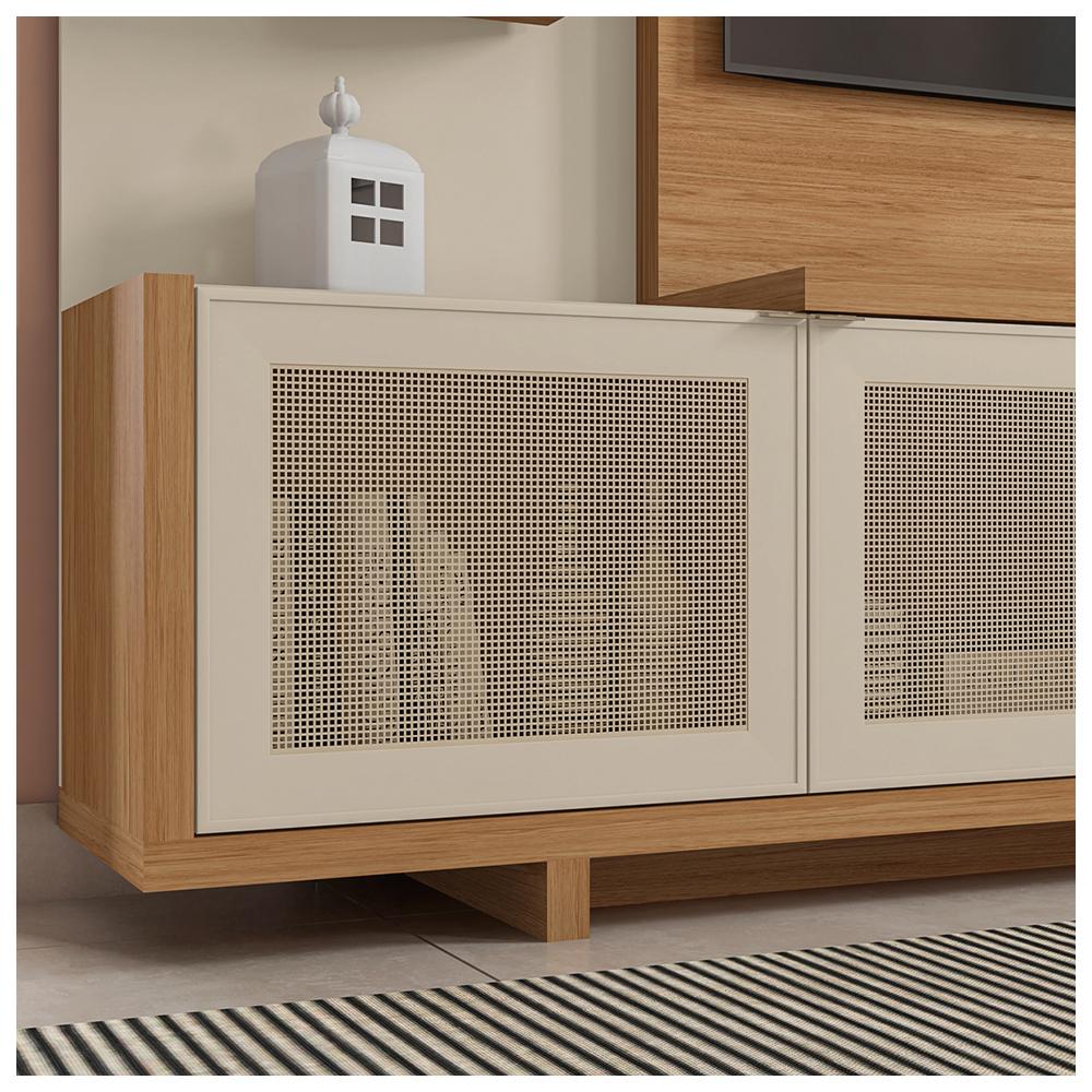 Estante Home Para TV até 65 Polegadas 2 Portas Linus Caemmun