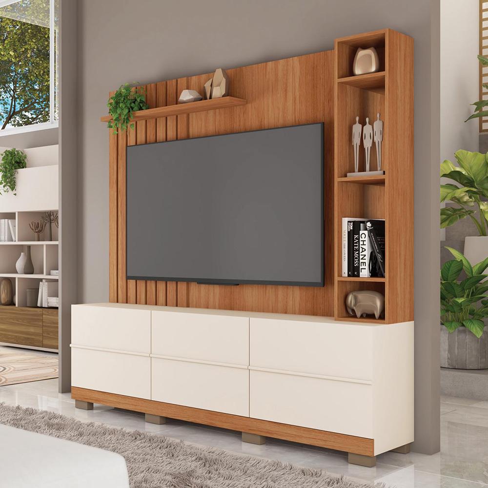 Estante Home Para TV até 70 Polegadas Space Marrom Caemmun