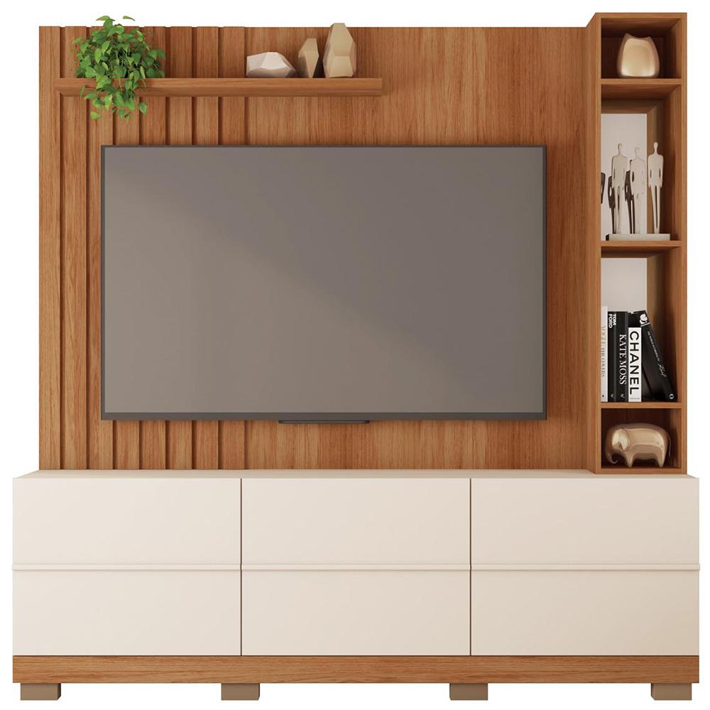Estante Home Para TV até 70 Polegadas Space Marrom Caemmun