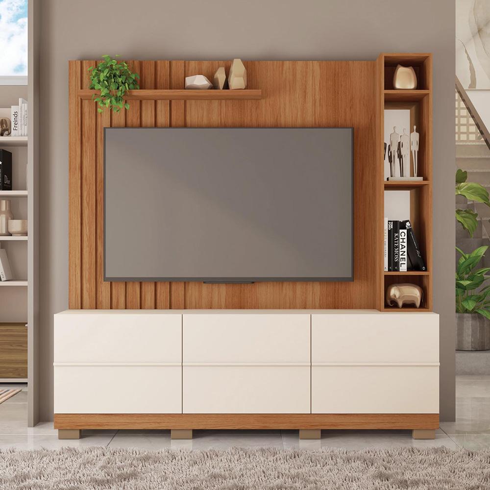 Estante Home Para TV até 70 Polegadas Space Marrom Caemmun