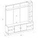 Estante Home Theater Até 65 Polegadas Pilar Havana Off White