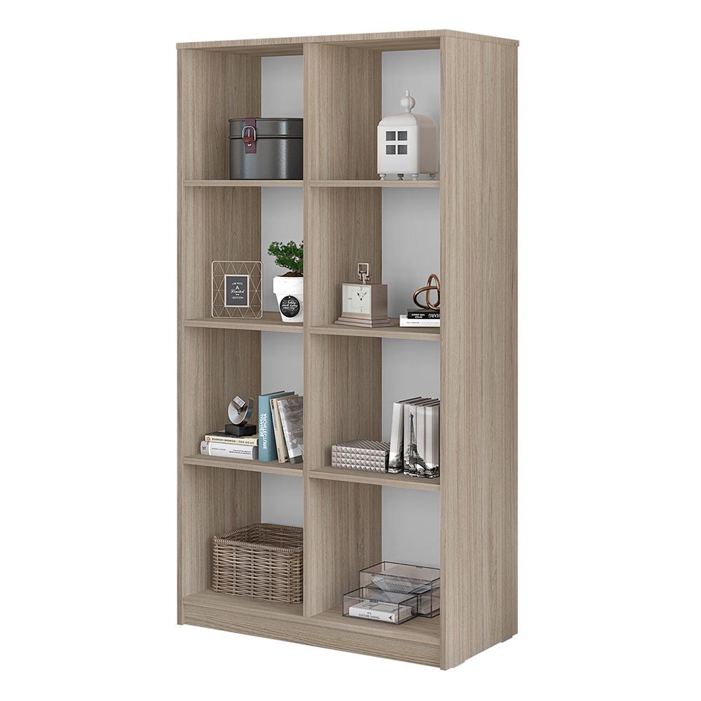 Estante Livreiro Multiuso 8 Nichos Branco Side Caemmun