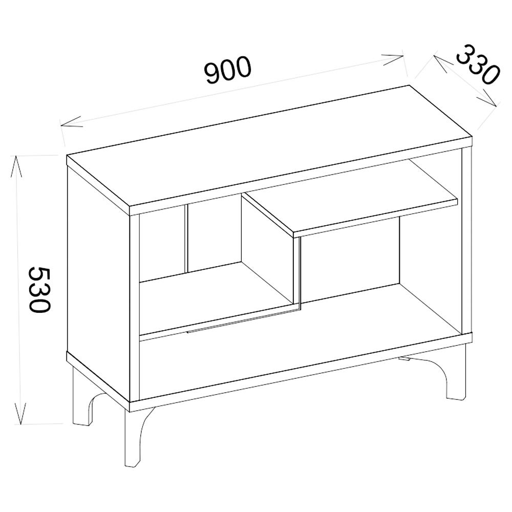 Estante Para Livro Decorativa  Loft Caemmun