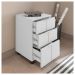 Gaveteiro 3 Gavetas Cubic Branco Fosco - Caemmun