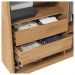 Guarda Roupa Casal 6 Portas Espelho 4 Gavetas Marrom Reflex