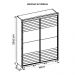 Guarda Roupa Casal Confort 2 Portas 3 Gavetas Marrom Caemmun