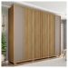Guarda Roupa Casal Grande 6 Portas 4 Gavetas Marrom Proximus