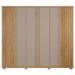 Guarda Roupa Casal Grande 6 Portas 6 Gavetas Marrom Apollo