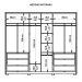 Guarda Roupa Casal Grande 6 Portas 6 Gavetas Marrom Apollo