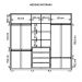 Guarda Roupa Casal Mozart 6 Portas 4 Gavetas Branco Caemmun
