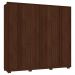 Guarda Roupa Casal Mozart 6 Portas 4 Gavetas Marrom Caemmun