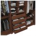 Guarda Roupa Casal Mozart 6 Portas 4 Gavetas Marrom Caemmun
