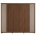 Guarda Roupa Grande Casal 6 Portas 4 Gavetas Marrom Proximus