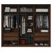 Guarda Roupa Grande Casal 6 Portas 4 Gavetas Marrom Proximus