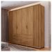 Guarda Roupa Maximus 6 Portas 6 Gavetas Marrom Caemmun