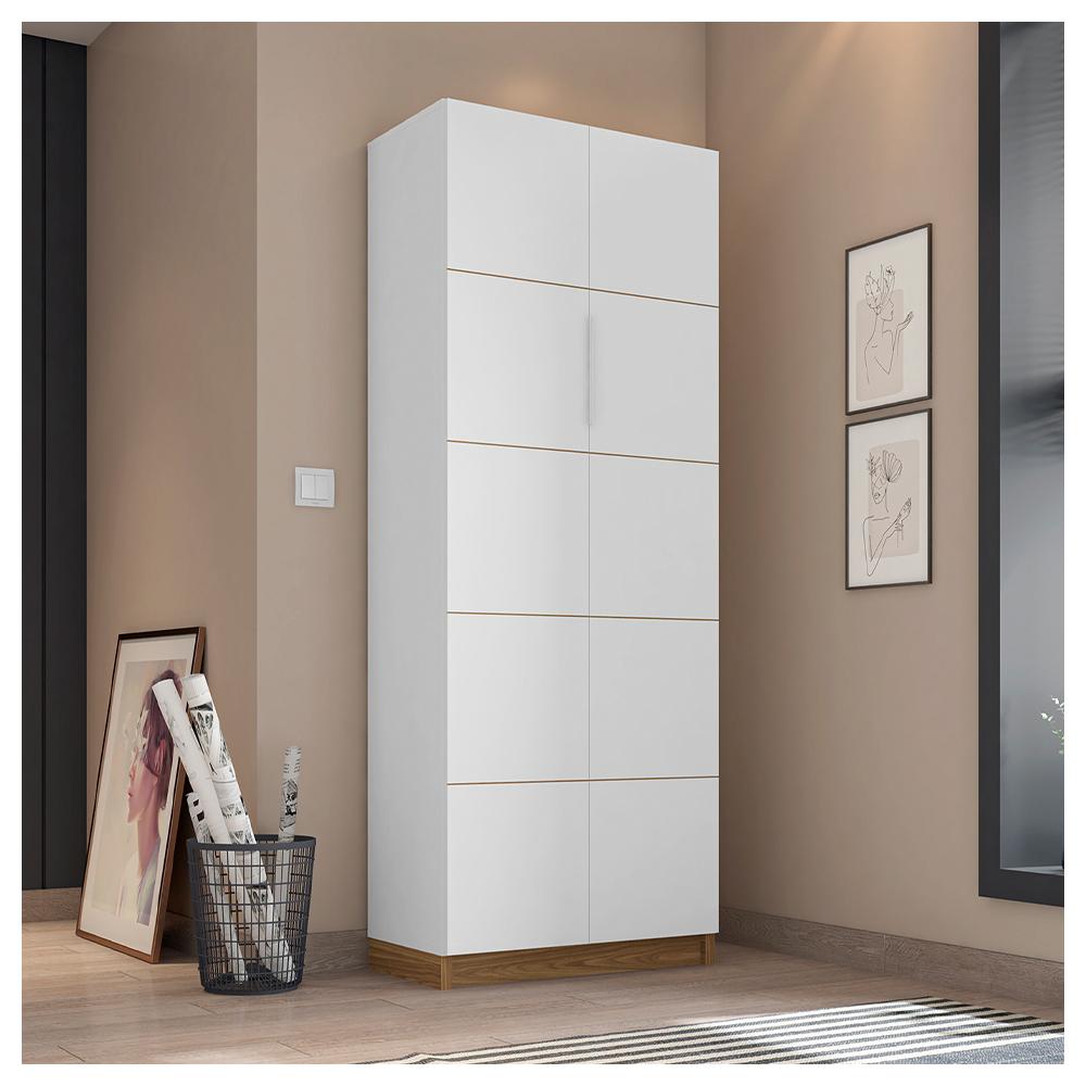 Kit Armário Alto E Baixo Gaveteiro Cubic Branco Caemmun