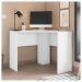 Kit Conjunto Escritório 4 Mesa De Canto Cubic Branco Caemmun