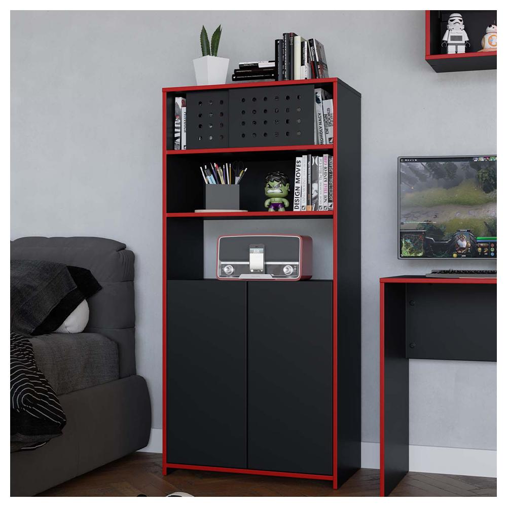 Kit Conjunto Escritório Gamer 3 Peças Preto Pixel Caemmun