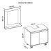 Kit Conjunto Gabinete Armario Banheiro Espelho Clean Branco