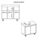 Kit Conjunto Gabinete Armario Banheiro Espelho Clean Branco