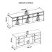 Kit Conjunto Para Sala Rack Bancada Buffet Vectro Caemmun