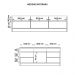 Kit Conjunto Para Sala Rack Bancada Buffet Vectro Caemmun