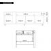 Kit Conjunto Sala de Estar Bancada Aparador Columbus Caemmun