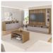 Kit Conjunto Sala de Estar Home Buffet Mesa Vectro Caemmun