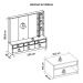 Kit Conjunto Sala de estar Home Theater Mesa Vectro Caemmun