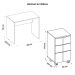 Kit Escritório 2 Peças Mesa Gaveteiro Cubic Branco Caemmun