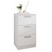 Mesa De Cabeceira Para Quarto 3 Gavetas Sleep Branco Caemmun