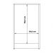 Mesa De Cabeceira Para Quarto 3 Gavetas Sleep Branco Caemmun