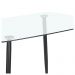 Mesa De Centro Glass Decorativa 130 Cm Opt