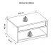 Mesa De Centro Para Sala De Estar Marrom Vectro Caemmun