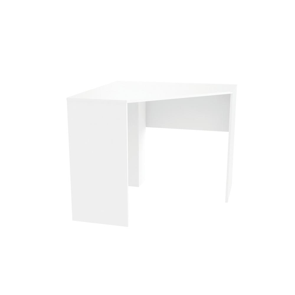 Mesa De Computador Canto Office Cubic Branco Caemmun